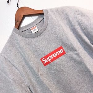 Supreme 20th Anniversary Grey Box Logo Tee
